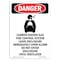 Signmission Safety Sign, OSHA Danger, 24" Height, Portrait Carbon Dioxide, Portrait OS-DS-D-1824-V-2169 - alternate 1